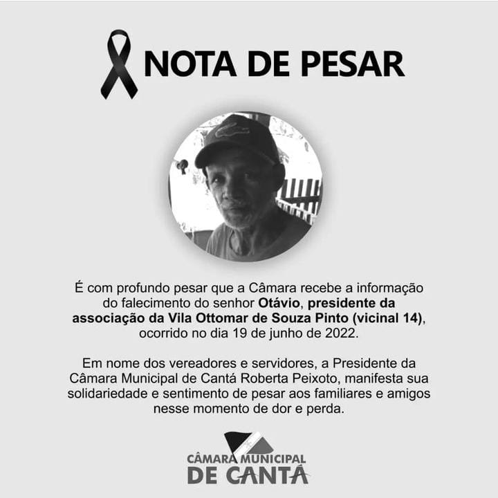 NOTA DE PESAR