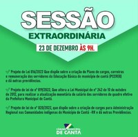 SESSÃO EXTRAORDINÁRIA 