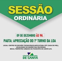 SESSÃO ORDINÁRIA