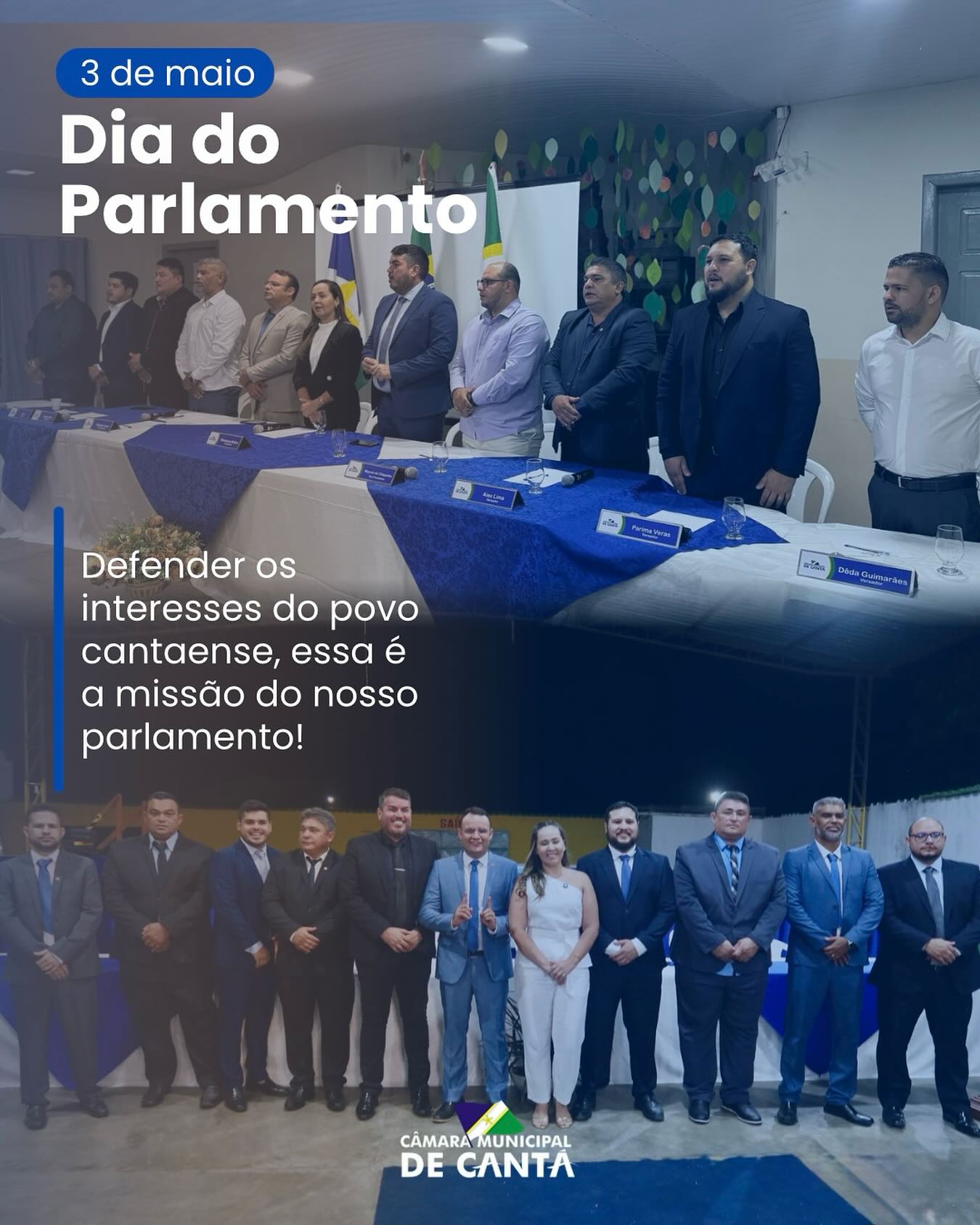 03 DE MAIO DIA DO PARLAMENTO