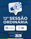 12ª SESSÃO ORDINÁRIA