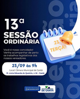 13ª SESSÃO ORDINÁRIA