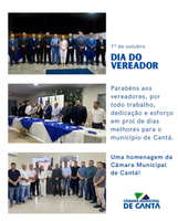 1º de outubro dia do Vereador