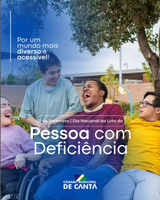 21 de Setembro Dia Nacional de Luta da Pessoa com Deficiência.