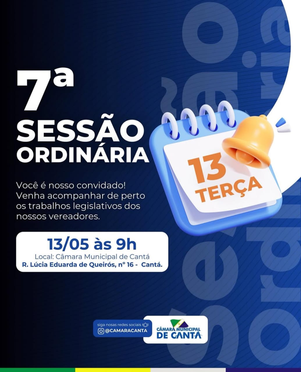 7ª SESSÃO ORDINÁRIA