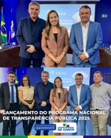 Câmara Municipal de Cantá presente no lançamento do Programa Nacional de Transparência Pública 2025