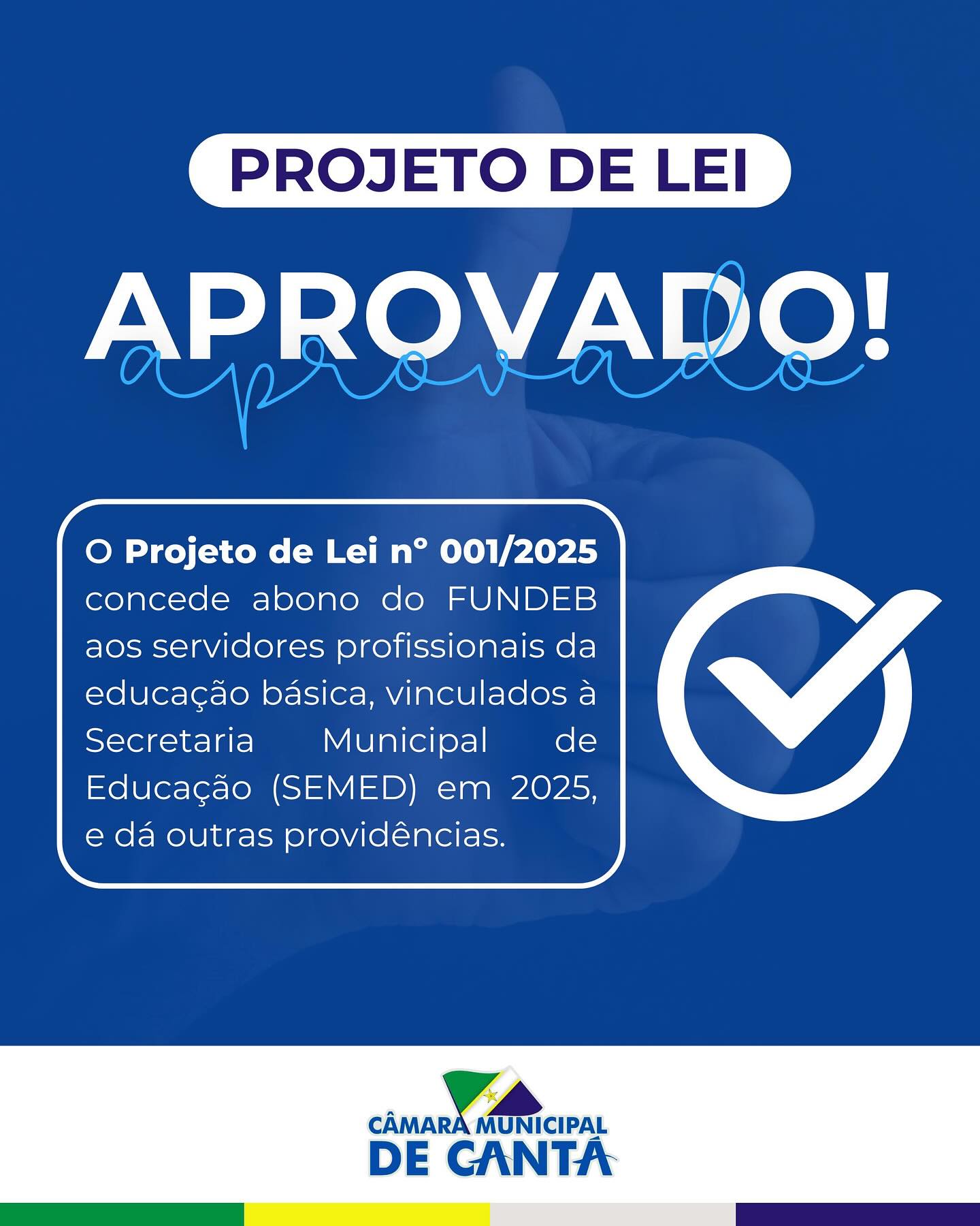 PROJETO DE LEI Nº 001/2025 - FUNDEB