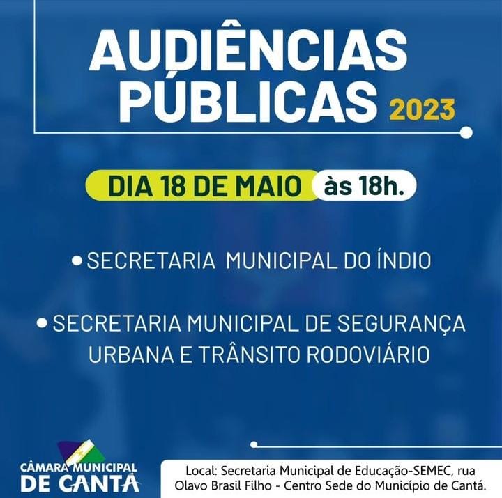 AUDIÊNCIAS  PÚBLICAS