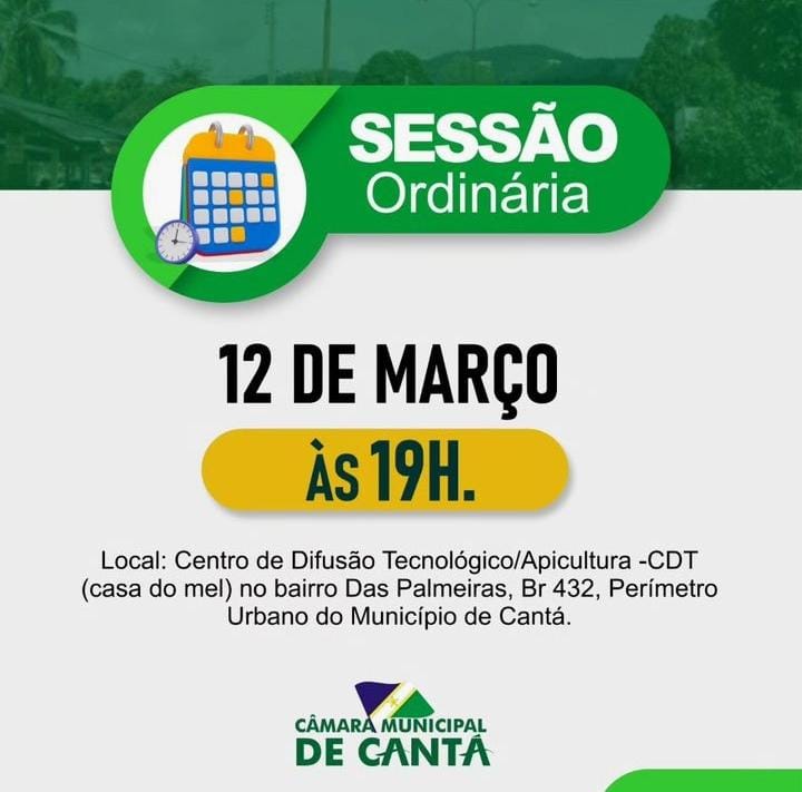 SESSÃO ORDINÁRIA