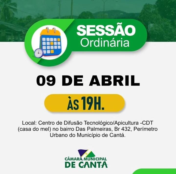 SESSÃO ORDINÁRIA