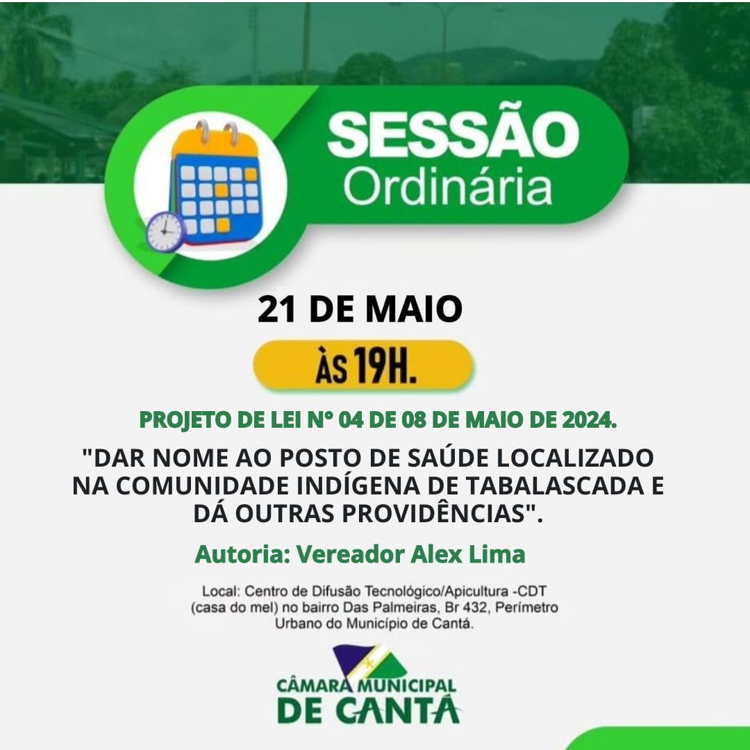 SESSÃO ORDINÁRIA