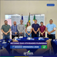 RETORNO DAS SESSÕES PLENÁRIAS