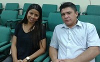 O Presidente da Câmara de Cantá, Vereador Alex Lima e a Vereadora Fernanda Silva participam do I Encontro Estadual Interlegis de Roraima
